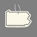 Paper Air Freshener - Pennsylvania(Outline)